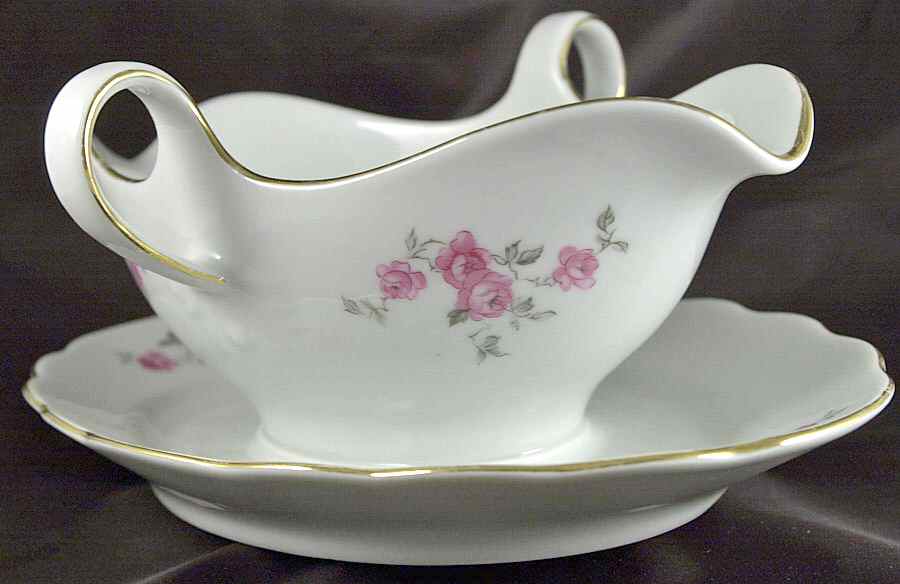 WIG16 Gravy Boat with Attached Underplate by Winterling - Bavaria-1