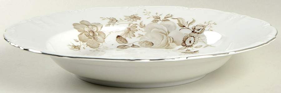 Grand Rose Rim Soup Bowl by Winterling - Bavaria-1