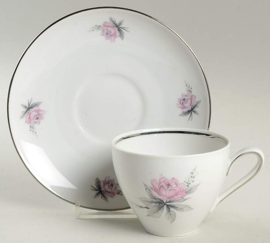 WIG20 Flat Cup & Saucer Set by Winterling - Bavaria-1