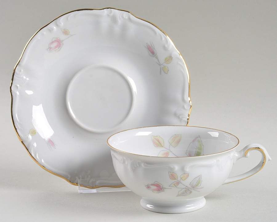 WIG21 Footed Cup & Saucer Set by Winterling - Bavaria-1