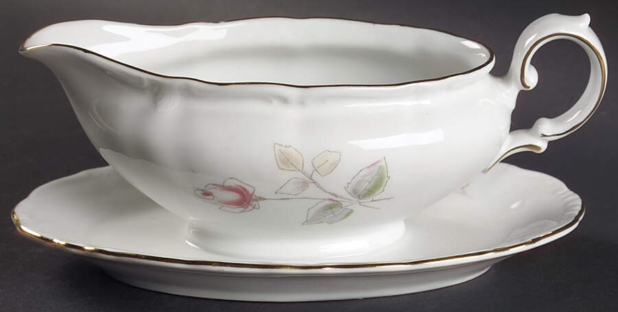 WIG21 Gravy Boat with Attached Underplate by Winterling - Bavaria-1