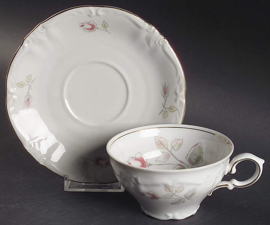 WIG21 Flat Cup & Saucer Set by Winterling - Bavaria-1