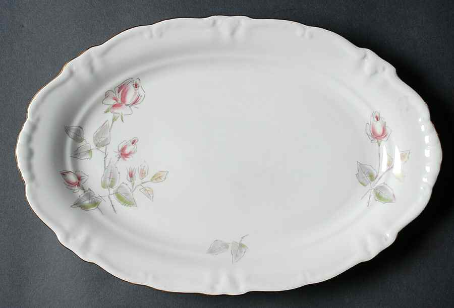 WIG21 12" Oval Serving Platter by Winterling - Bavaria-1
