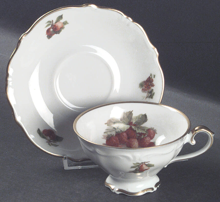 WIG224 Footed Cup & Saucer Set by Winterling - Bavaria-1