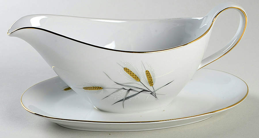 WIG23 Gravy Boat with Attached Underplate by Winterling - Bavaria-1
