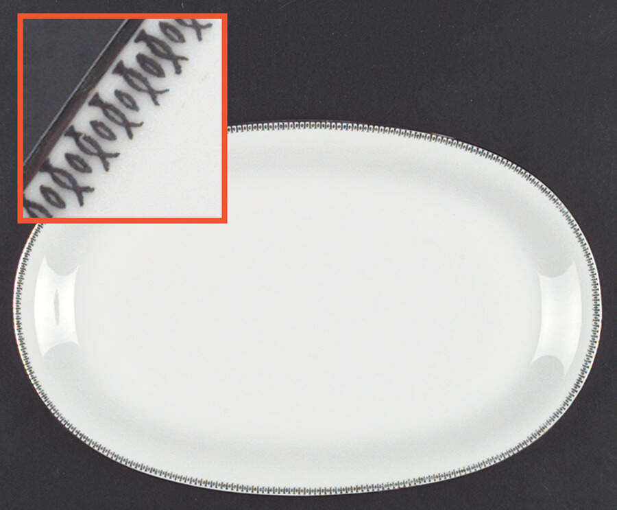 WIG239 14" Oval Serving Platter by Winterling - Bavaria-1