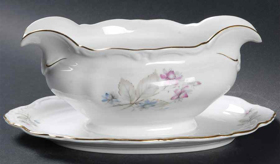 WIG24 Gravy Boat with Attached Underplate by Winterling - Bavaria-1
