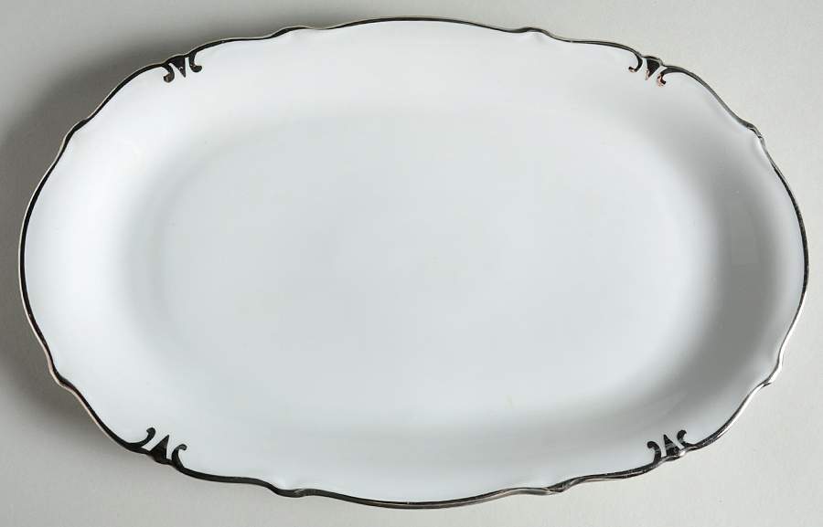 WIG618 13" Oval Serving Platter by Winterling - Bavaria-1