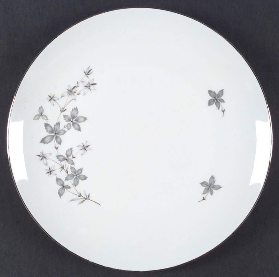 Gray Leaf Dinner Plate by Winterling - Bavaria-1