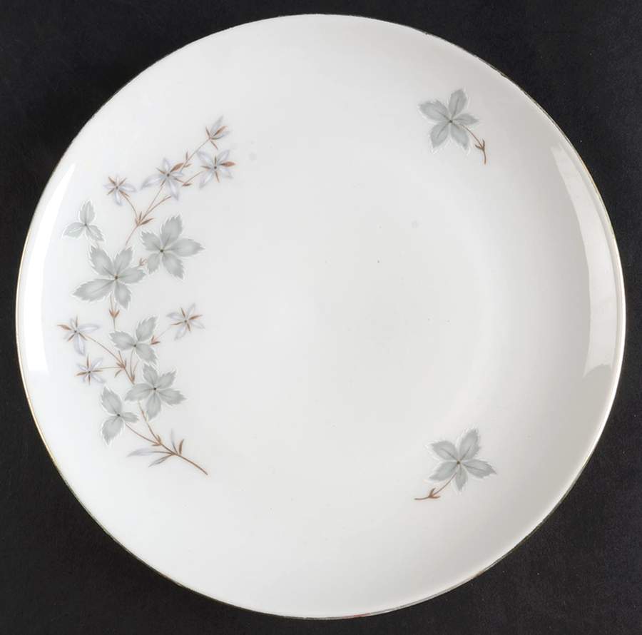 Gray Leaf Salad Plate by Winterling - Bavaria-1