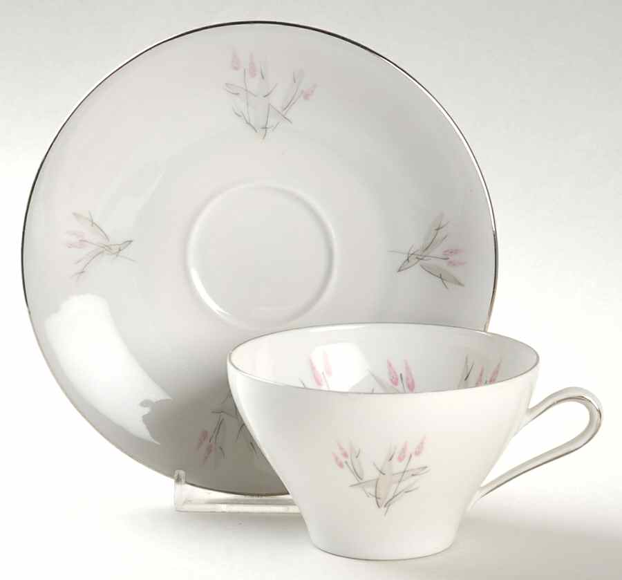 WIG3 Flat Cup & Saucer Set by Winterling - Bavaria-1