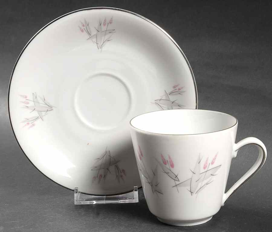 WIG3 Flat Cup & Saucer Set by Winterling - Bavaria-1