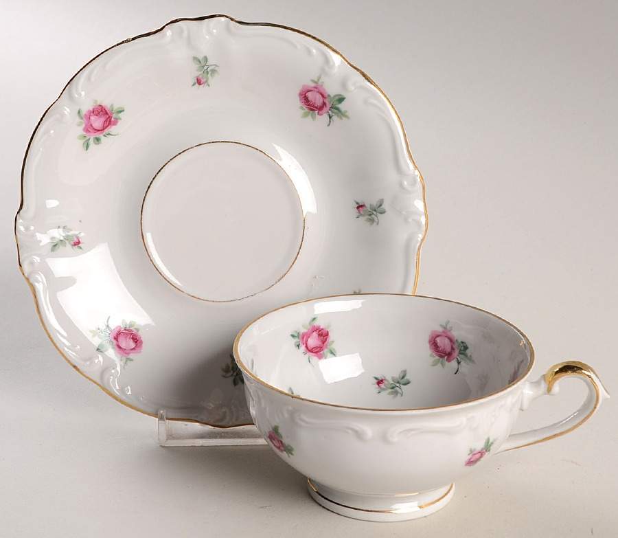 WIG39 Footed Cup & Saucer Set by Winterling - Bavaria-1