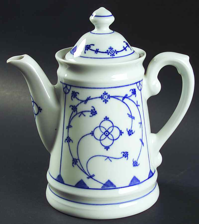 Strawflower (Smooth) Coffee Pot & Lid by Winterling - Bavaria-1