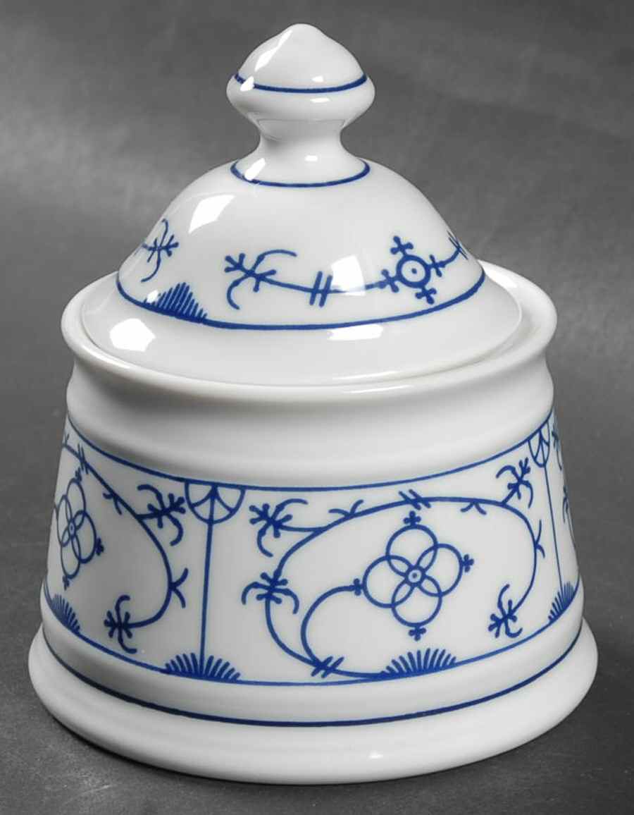 Strawflower (Smooth) Mini Sugar Bowl & Lid by Winterling - Bavaria-1