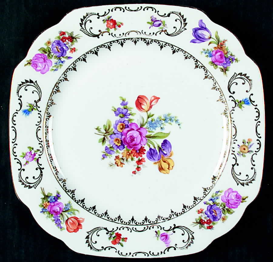 WIG40 Square Salad Plate by Winterling - Bavaria-1
