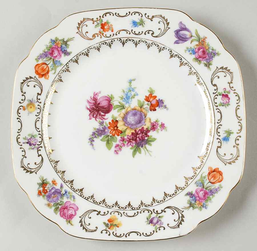 WIG40 Square Salad Plate by Winterling - Bavaria-1
