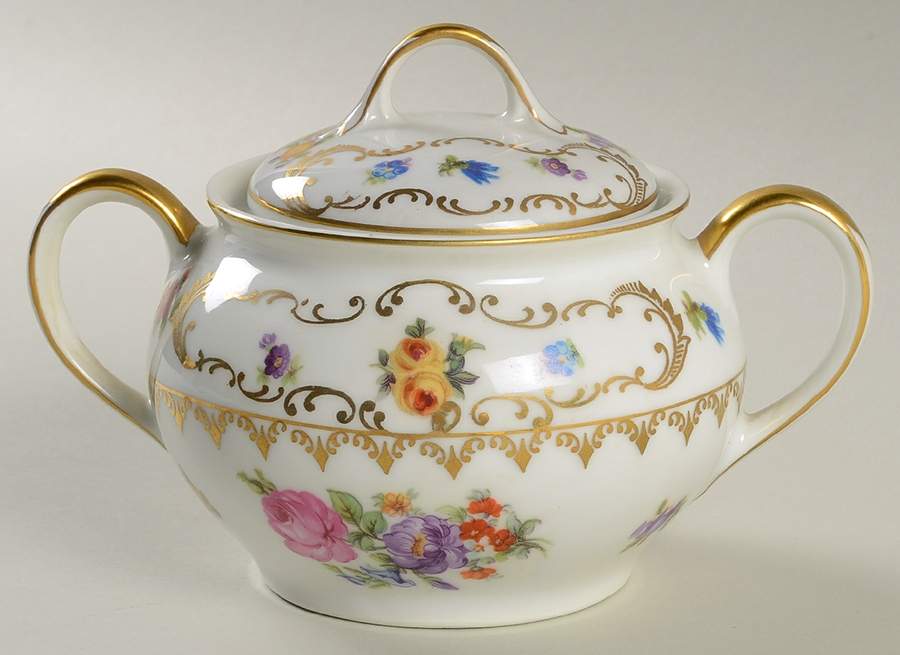 WIG40 Sugar Bowl & Lid by Winterling - Bavaria-1