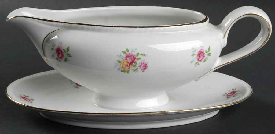 WIG47 Gravy Boat with Attached Underplate by Winterling - Bavaria-1