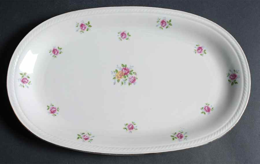 WIG47 12" Oval Serving Platter by Winterling - Bavaria-1