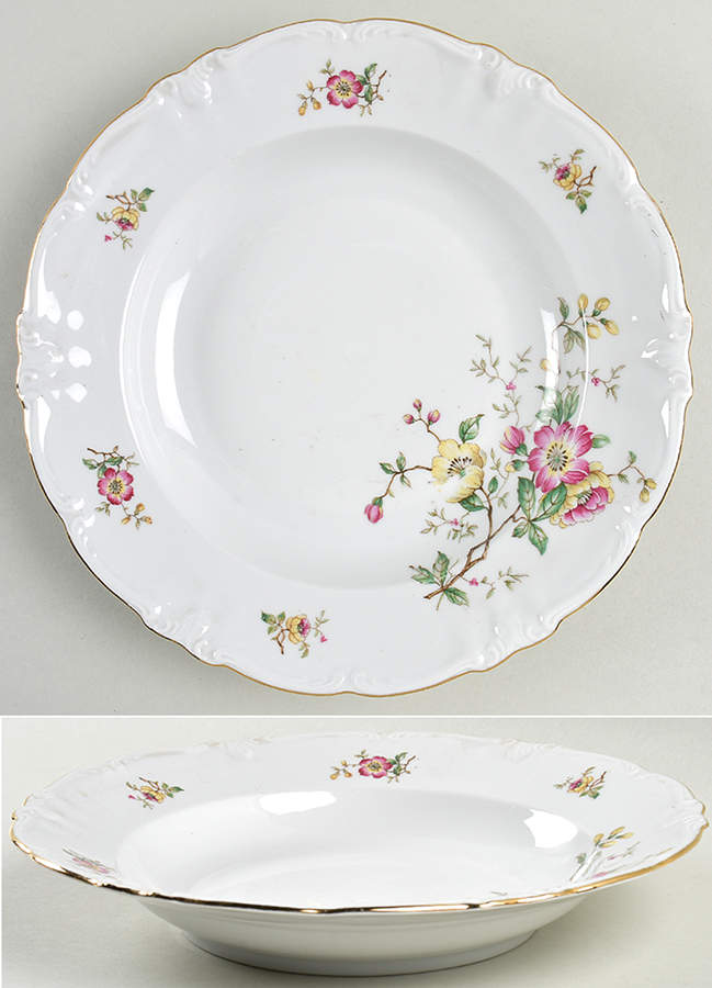 WIG54 Large Rim Soup Bowl by Winterling - Bavaria-1