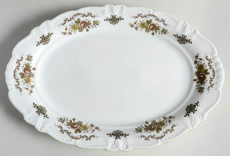 WIG58 15" Oval Serving Platter by Winterling - Bavaria-1