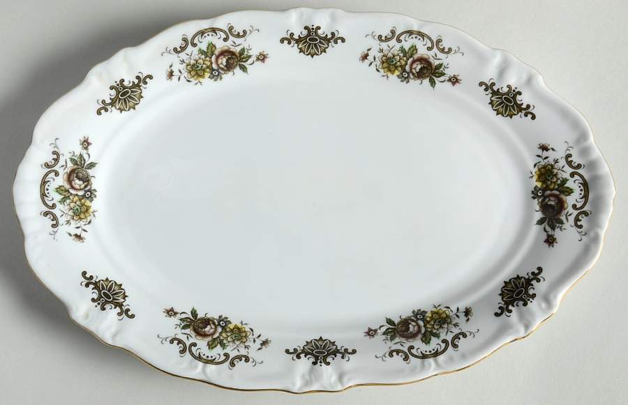 WIG58 12" Oval Serving Platter by Winterling - Bavaria-1
