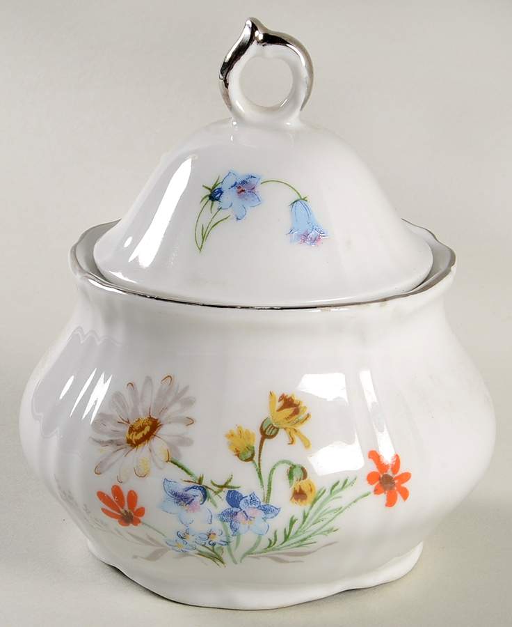 Pauline Sugar Bowl & Lid by Winterling - Bavaria-1