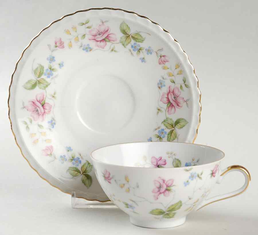 WIG67 Flat Cup & Saucer Set by Winterling - Bavaria-1