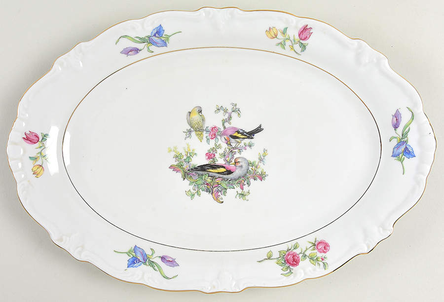 WIG72 12" Oval Serving Platter by Winterling - Bavaria-1