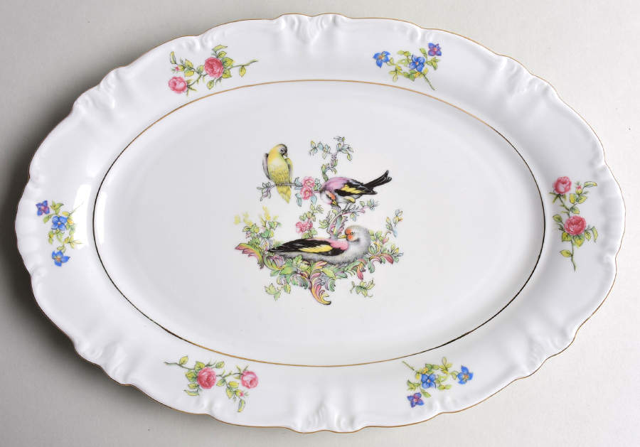 WIG72 13" Oval Serving Platter by Winterling - Bavaria-1