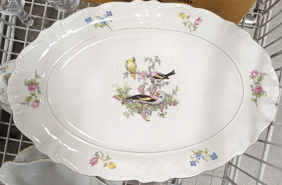 WIG72 12" Oval Serving Platter by Winterling - Bavaria-1