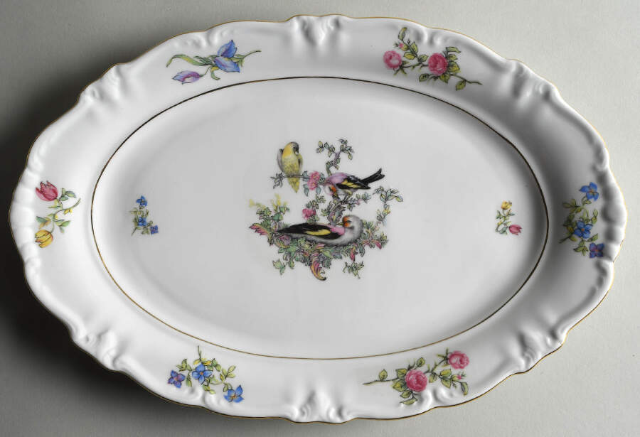 WIG72 12" Oval Serving Platter by Winterling - Bavaria-1