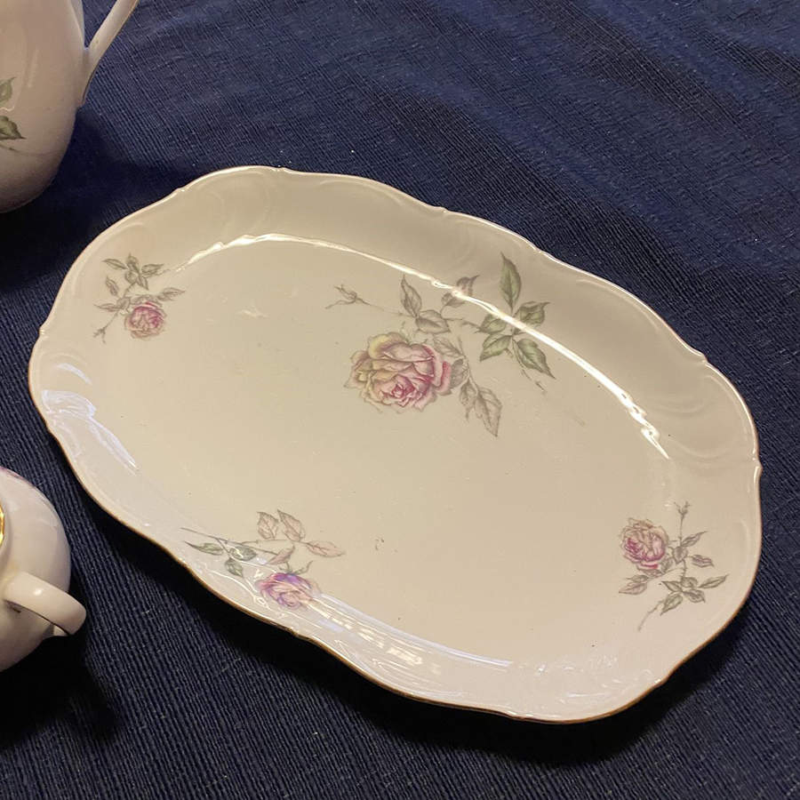 WIG74 12" Oval Serving Platter by Winterling - Bavaria-1