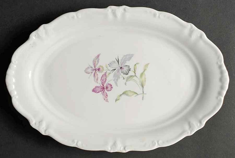 WIG8 12" Oval Serving Platter by Winterling - Bavaria-1