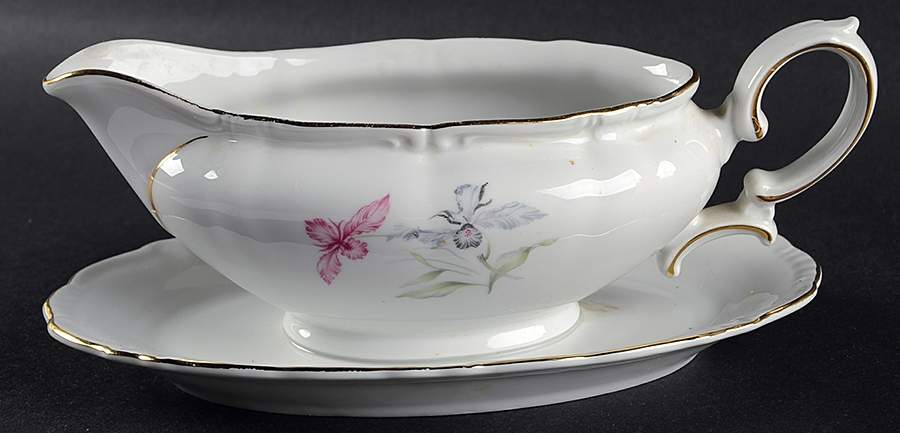 WIG8 Gravy Boat with Attached Underplate by Winterling - Bavaria-1