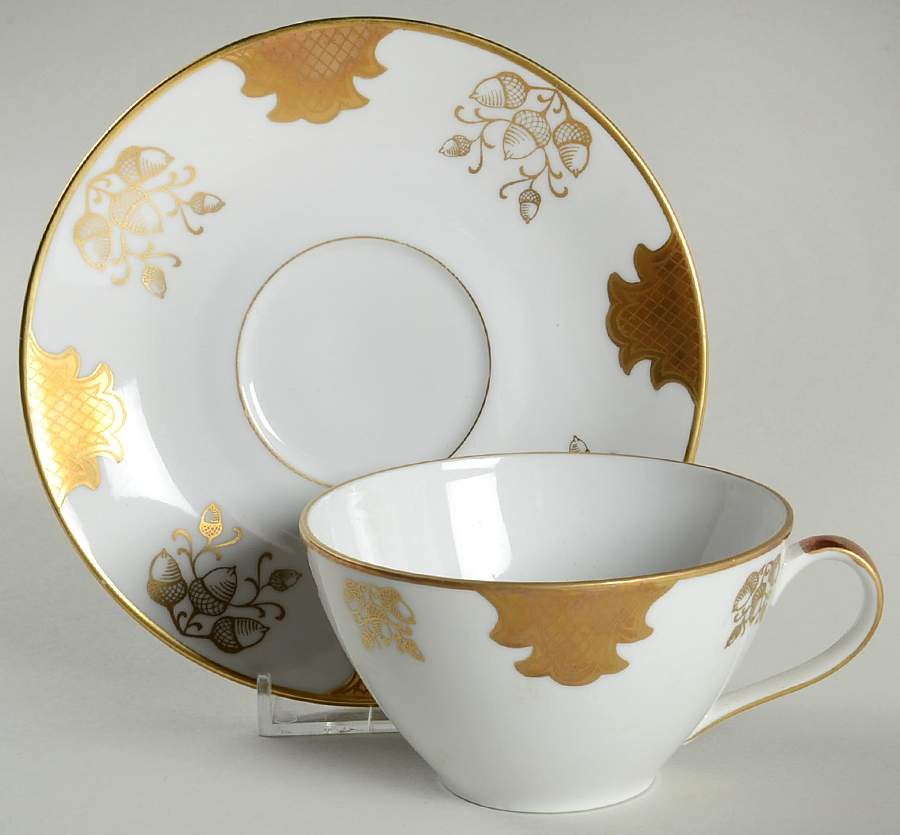 WIG82 Flat Cup & Saucer Set by Winterling - Bavaria-1