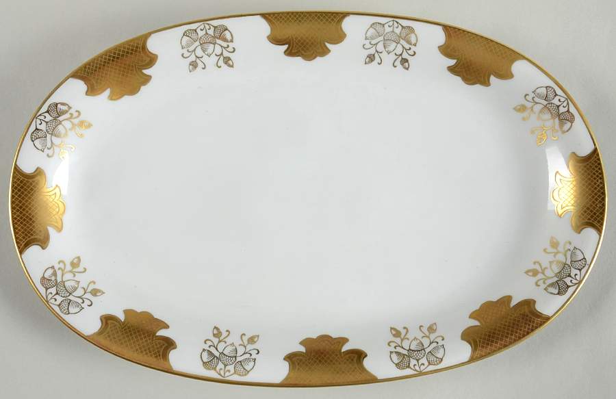 WIG82 12" Oval Serving Platter by Winterling - Bavaria-1