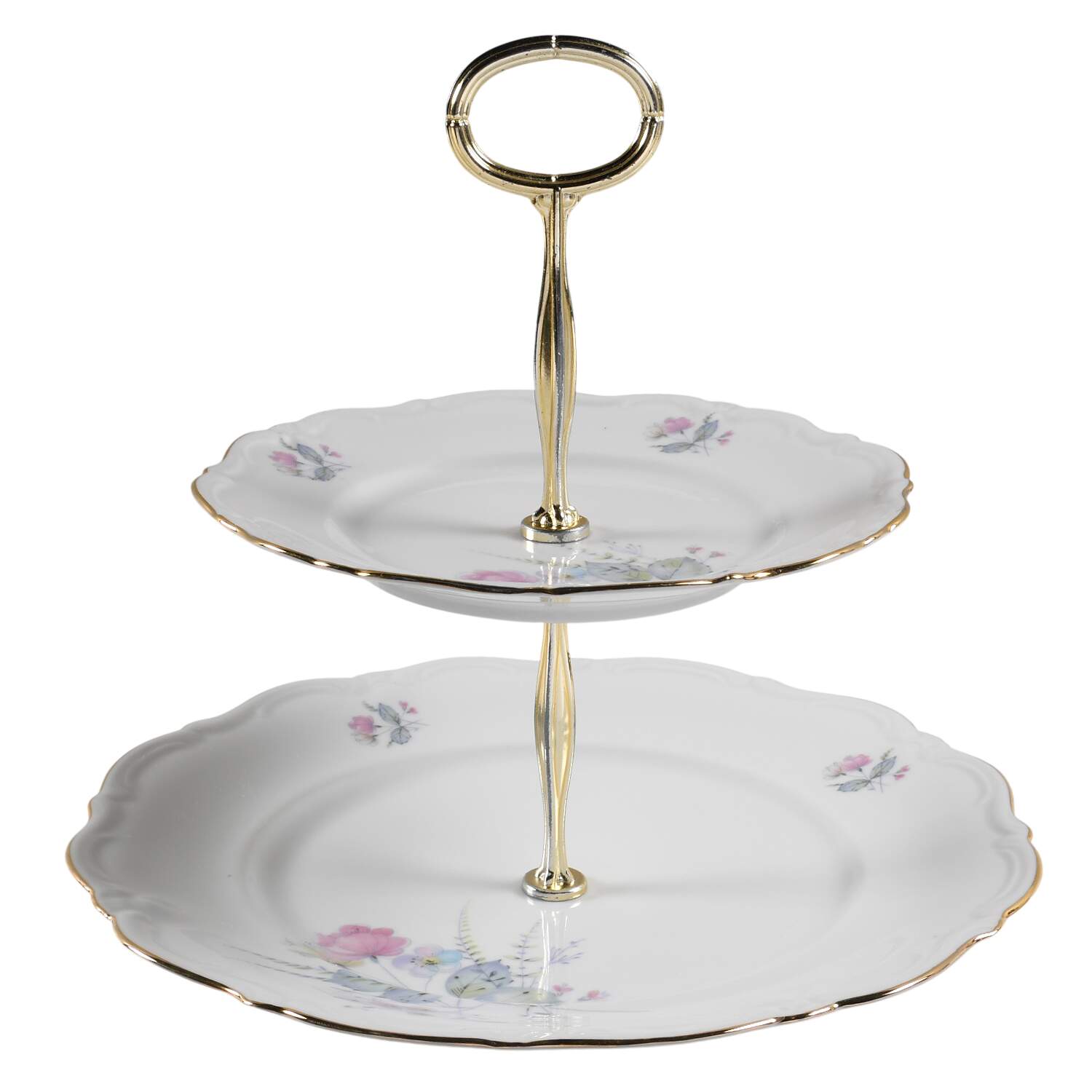 WIG86 6 5/8"-10"  2 Tiered Serving Tray (Dp, Sp) HC by Winterling - Bavaria-1