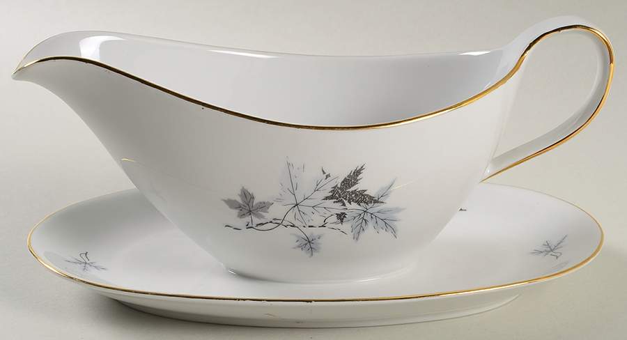 4263B Gravy Boat with Attached Underplate by Winterling - Bavaria-1