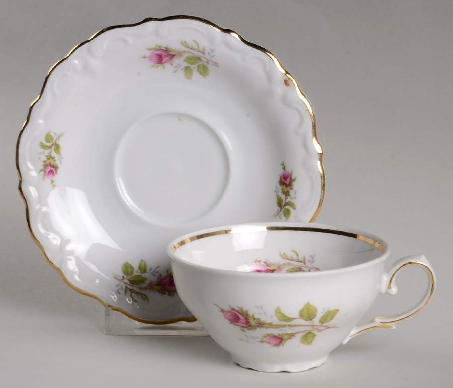 WIG99 Flat Cup & Saucer Set by Winterling - Bavaria-1