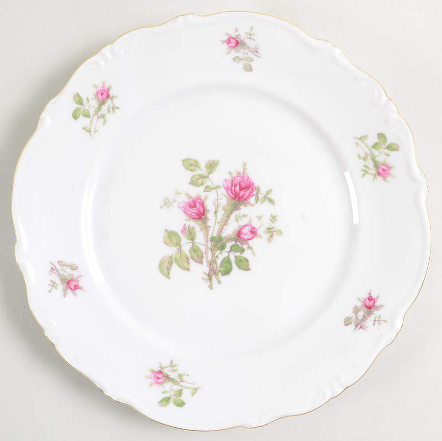 Wild Rose Salad Plate by Winterling - Bavaria-1