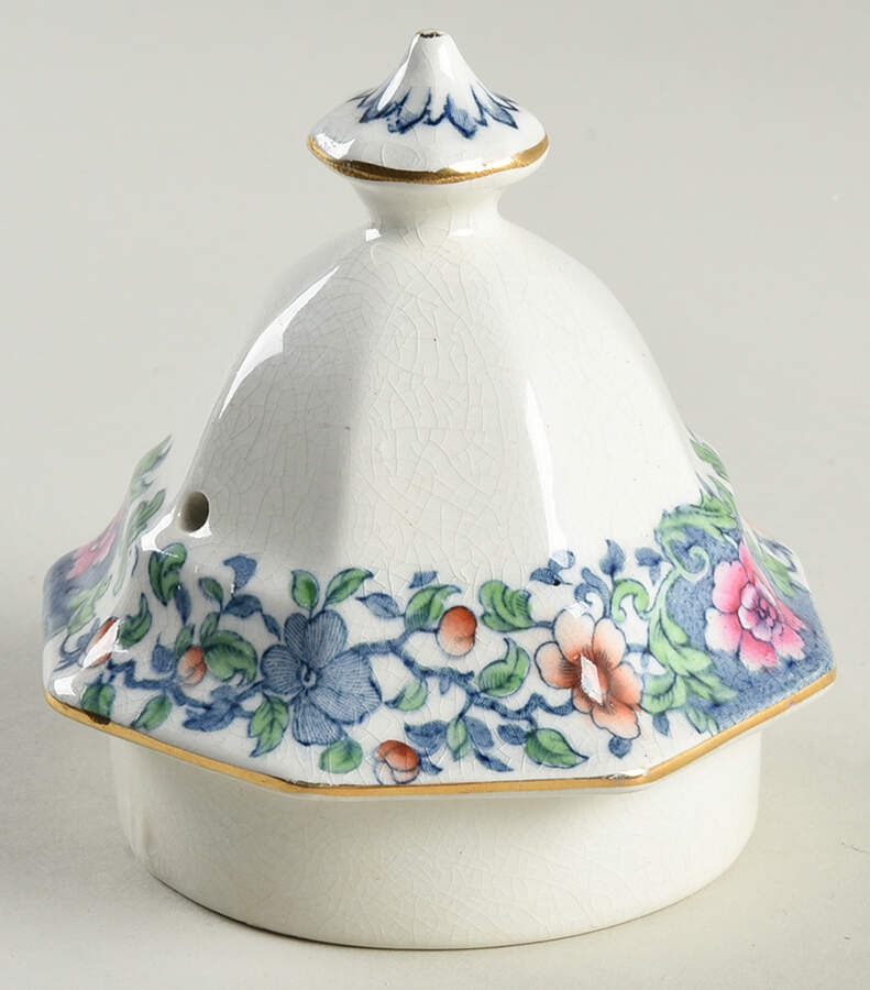 Antique Pink Lid for Coffee Pot by F Winkle-1