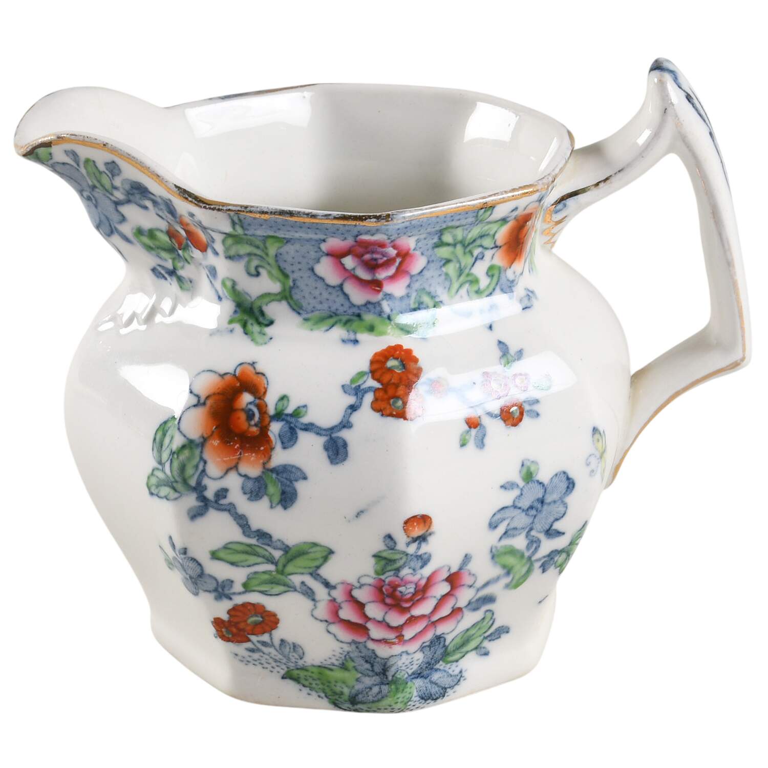 Antique Pink Creamer by F Winkle-1