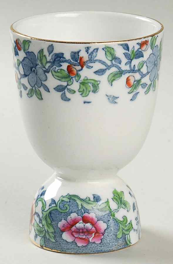 Antique Pink Double Egg Cup by F Winkle-1