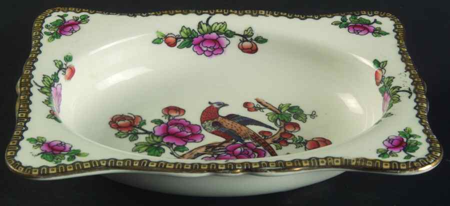 Pheasant (Smooth) 7" Oval Vegetable Bowl by F Winkle-1