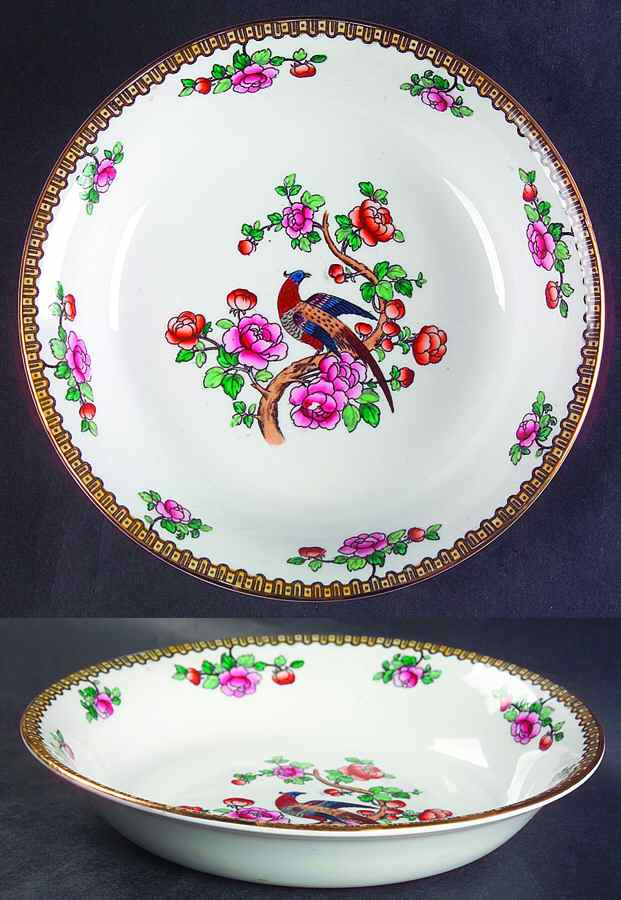 Pheasant (Smooth) Coupe Soup Bowl by F Winkle-1