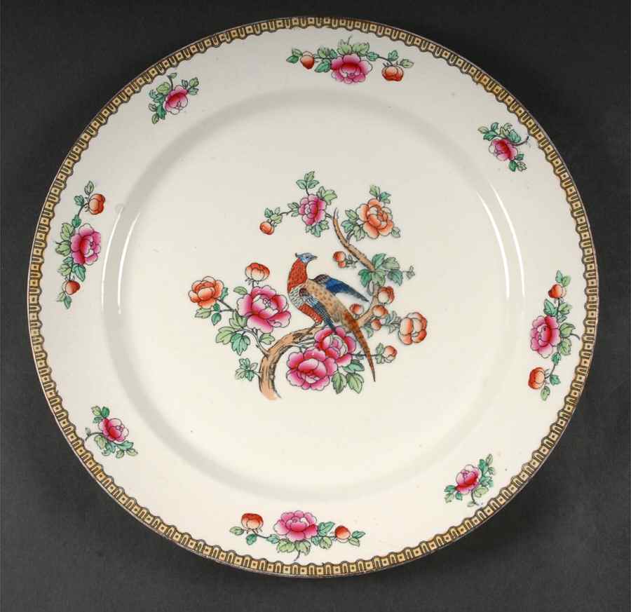 Pheasant (Smooth) 13" Chop Plate (Round Platter) by F Winkle-1