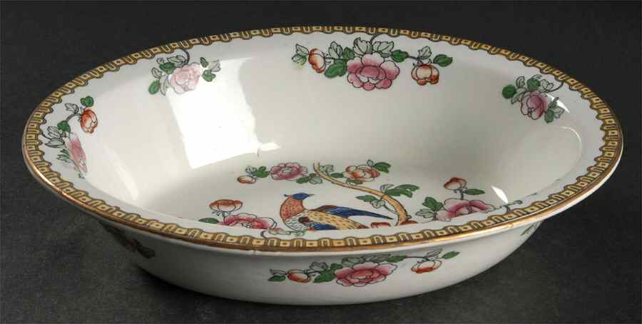 Pheasant (Smooth) 9" Oval Vegetable Bowl by F Winkle-1