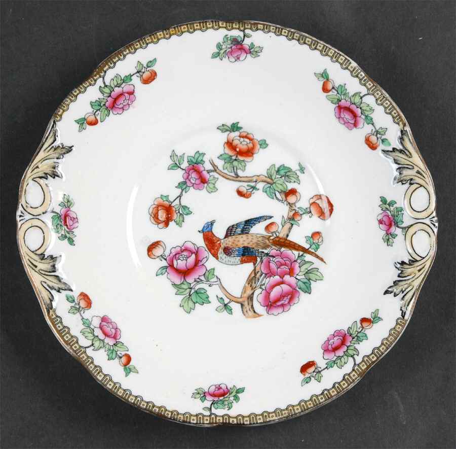 Pheasant (Smooth) Underplate for Sauce Boat by F Winkle-1